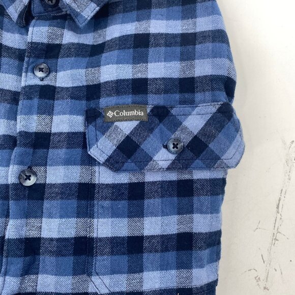 Columbia Blue All-Season Button-Up Shirt | Size S - Picture 8 of 8
